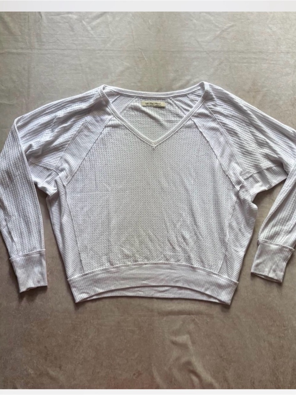 We The Free Waffle Knit Longsleeve
